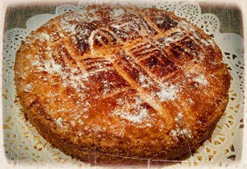 Gâteau basque écorce 🍋 crème vanille rhum - L atelier de nanou