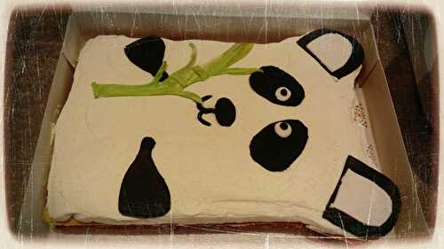  Gâteau croquant et gourmand thème PANDA  - L atelier de nanou