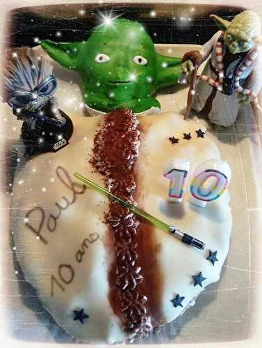 Gâteau YODA "star wars"