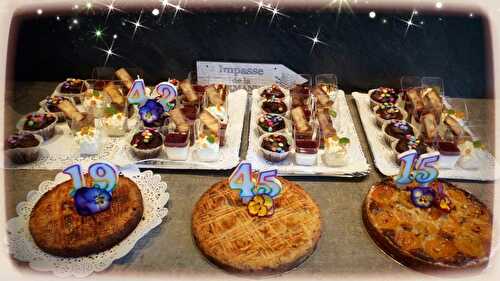 Idée d'un buffet de desserts pour 40 personnes