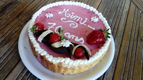 L'entremet framboise biscuit cuillère ...