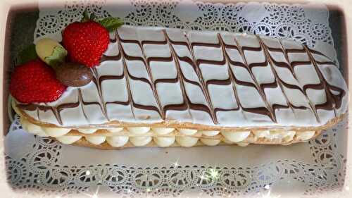 Mille feuille aux fruits rouges