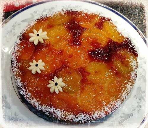 Moelleux aux abricots caramélisés