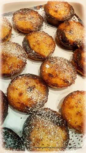 Petits flans façon pastéis de nata (spécialité portugaise)