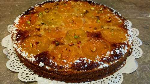 Tarte abricot amandes pistaches