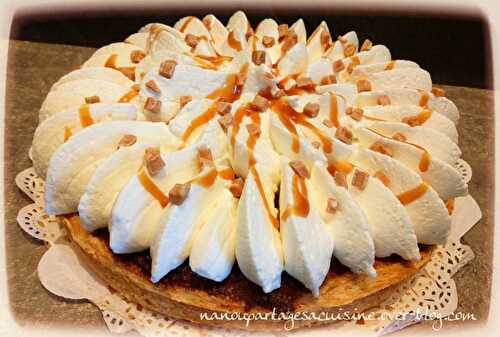 Tarte rosace moelleuse aux pommes caramélisées