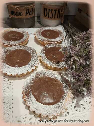 Tartelettes coulante au chocolat  - L atelier de nanou