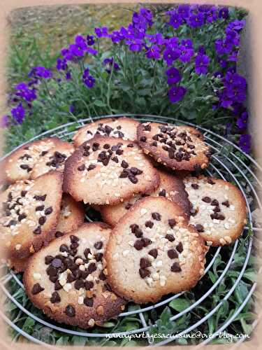 🌤Tuiles éclats de noisette, chocolat 🌤