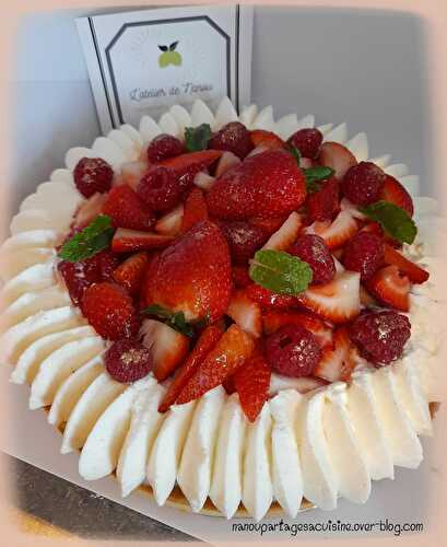 Tarte aux fraises/framboises généreuse