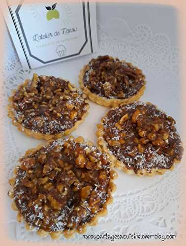 Tartelettes aux fruits secs caramel au beurre salé