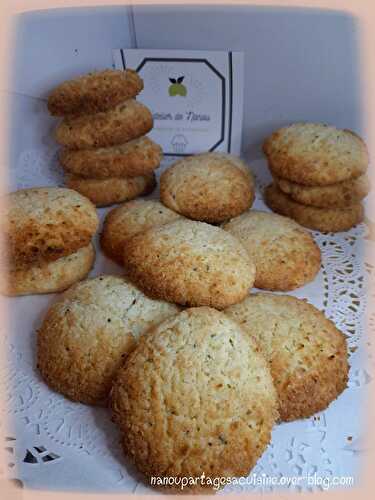 Biscuits noix de coco/ graines de chia - L atelier de nanou