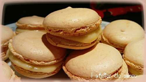 Macarons au lemon curd