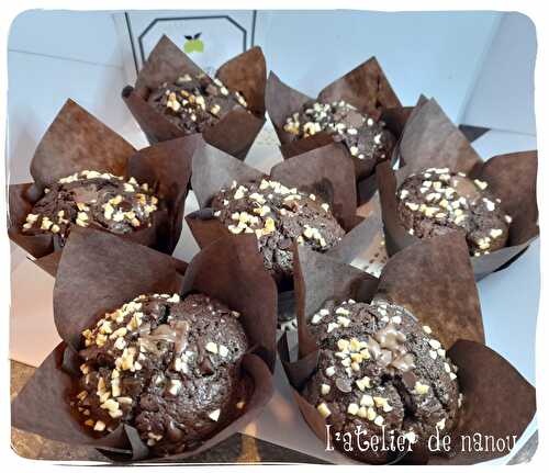 😋 Muffin's de boulangerie tout choco 🍫