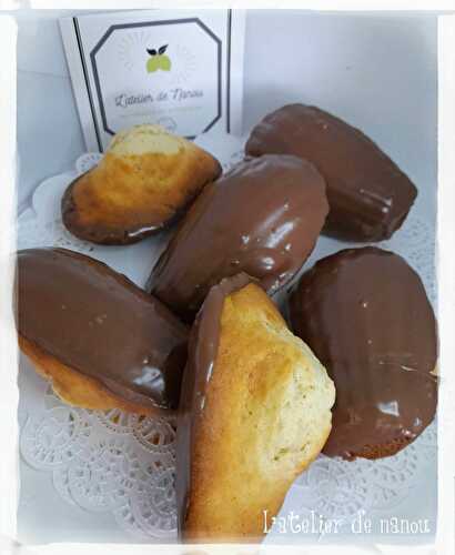 Madeleines xxl coque chocolat