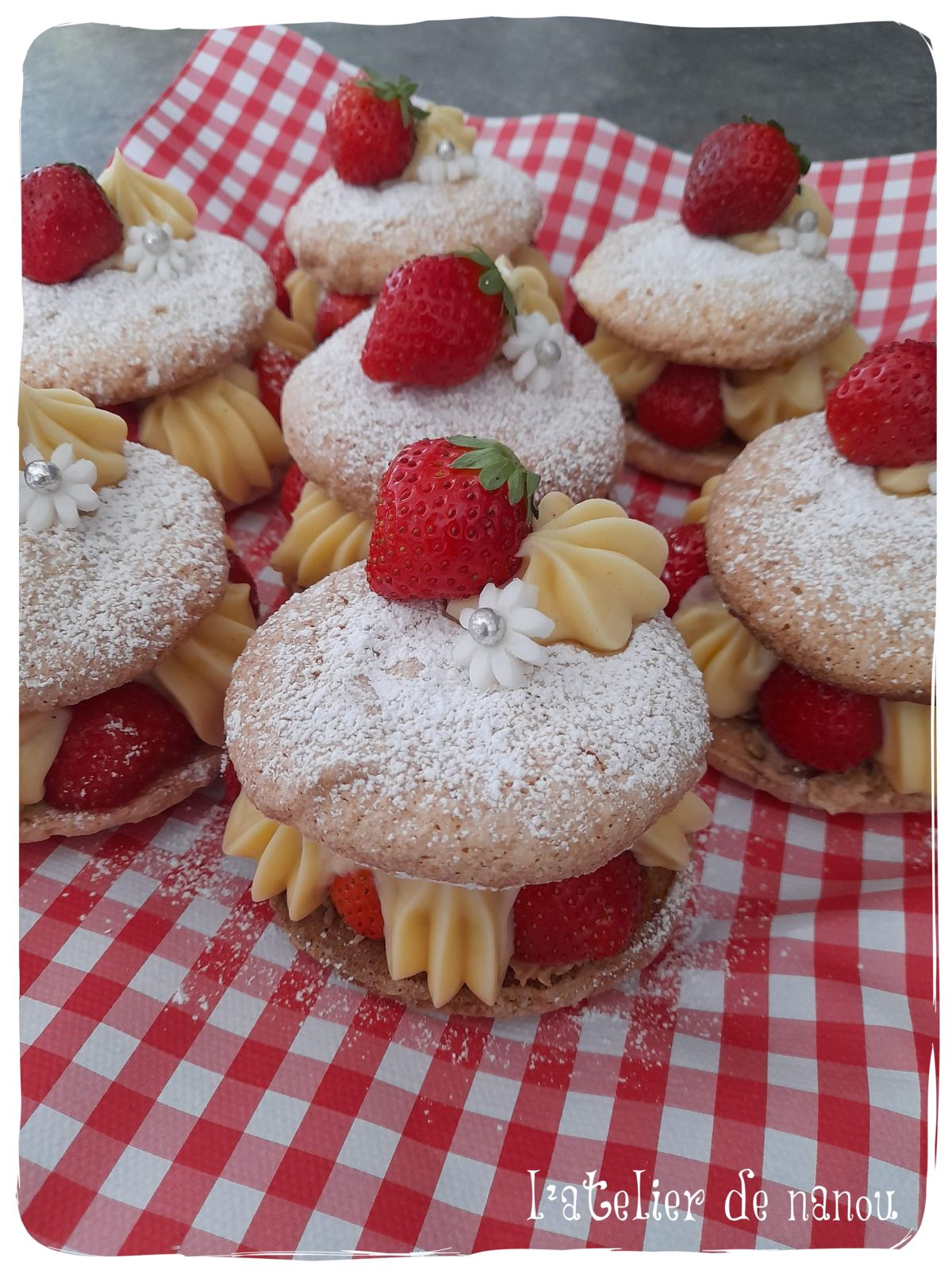 🍓 Mini succès croustillant aux fraises 🍓