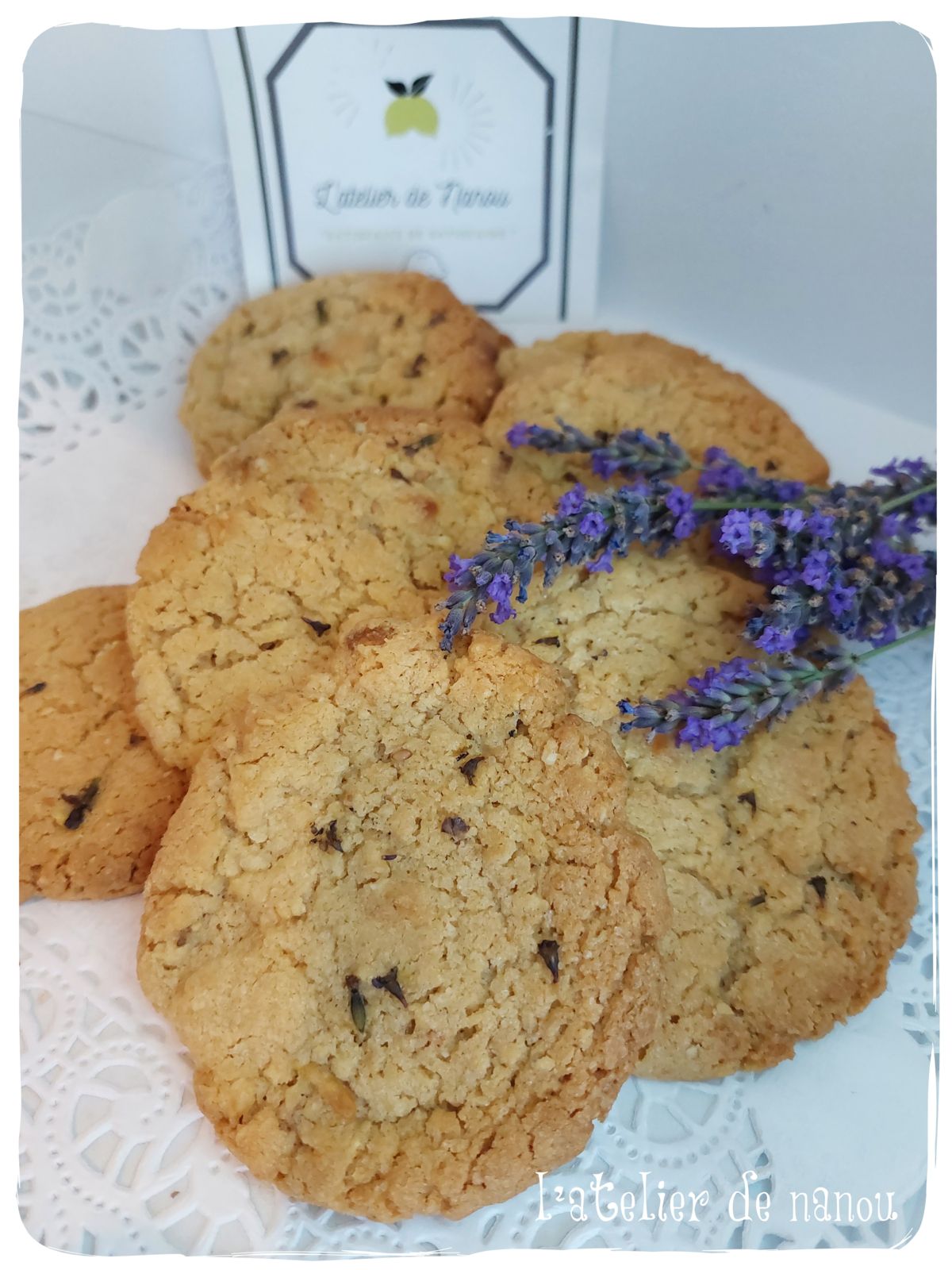 🪻 Cookies citron sésame lavande