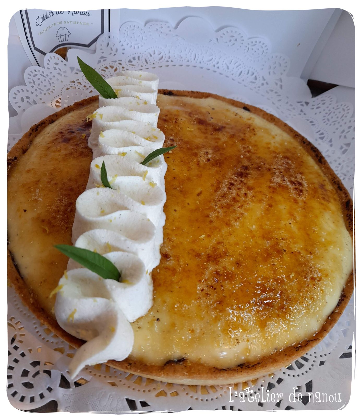 Tarte à la crème catalane 🍂 caramélisé 