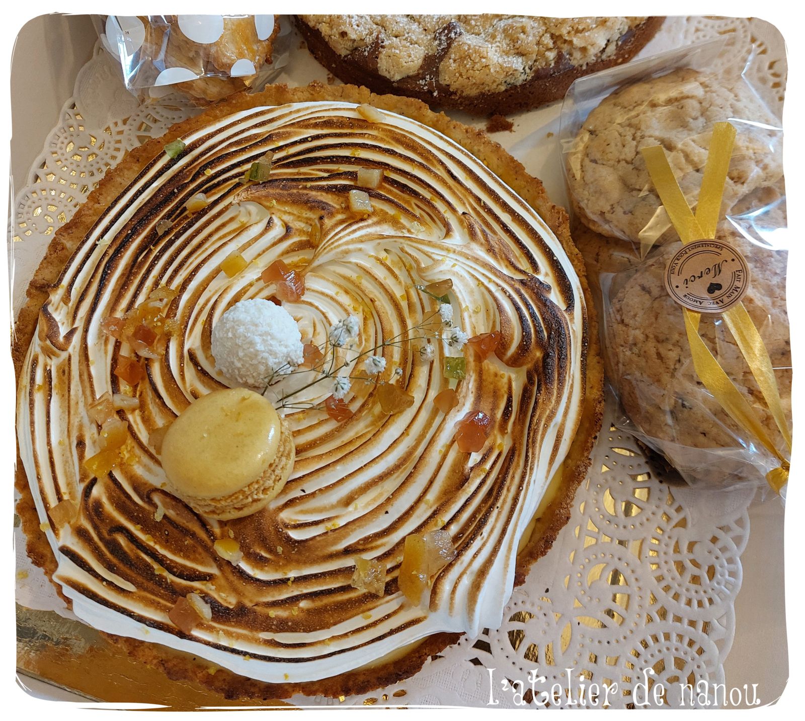 🍋  Tarte citron  meringuée ss gluten et ss lactose 🍋