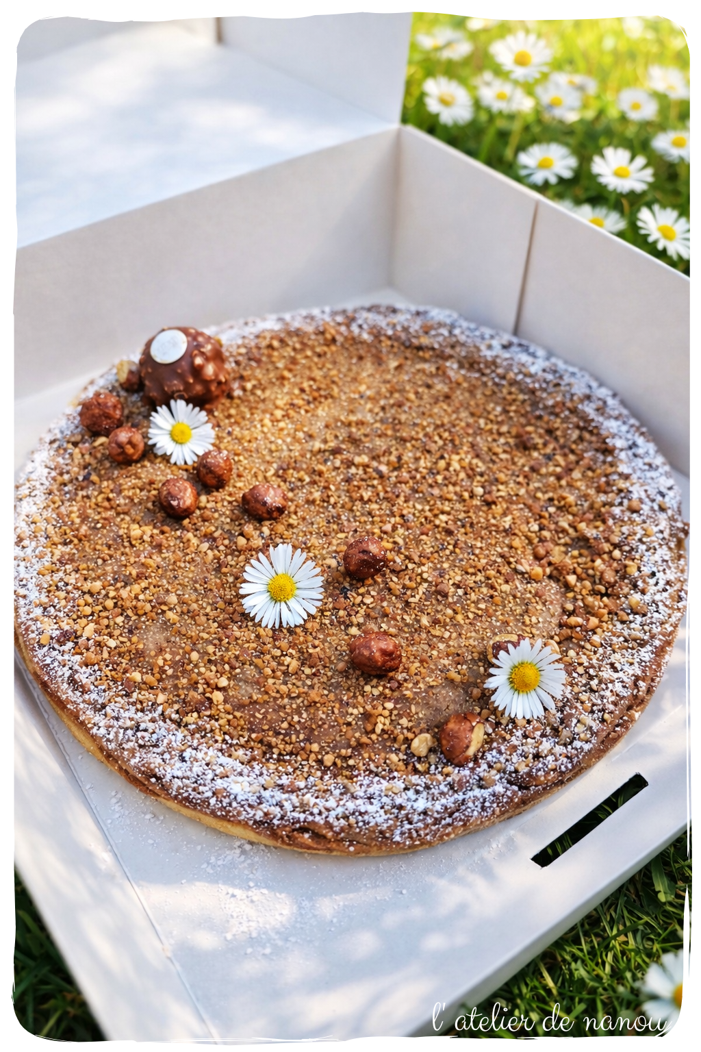 🥜 Flan feuilleté au praliné 