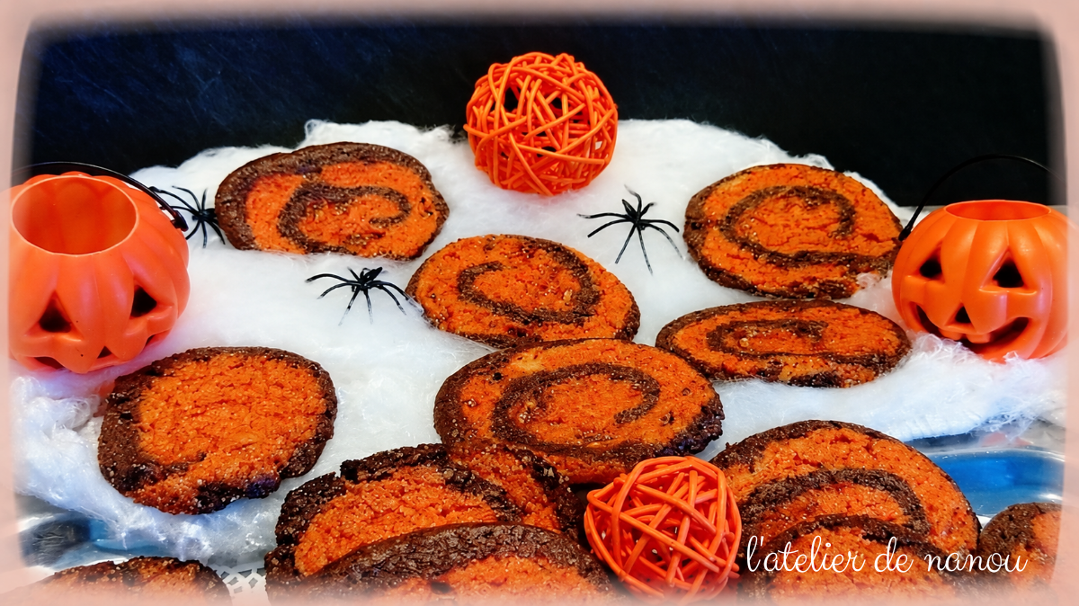 Cookies spirale d'halloween đ»