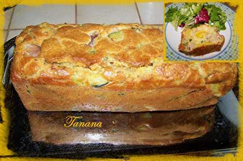 Cake au thon aux courgettes et au poivron