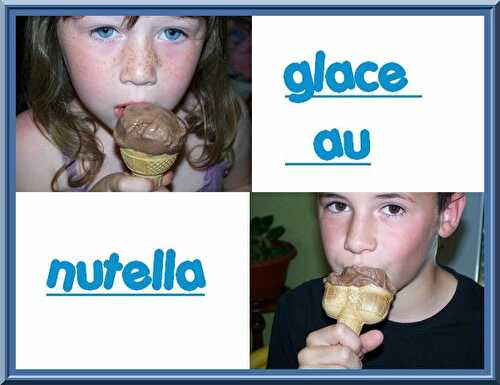 Glace au Nutella