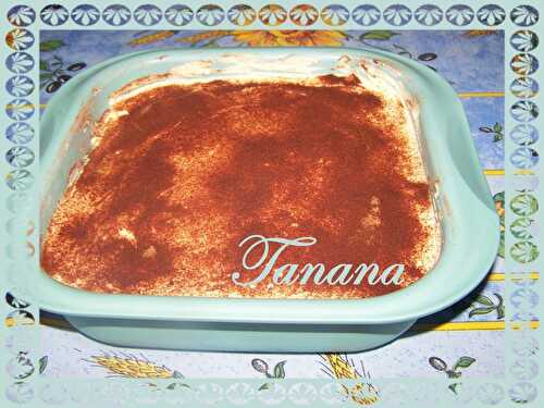 Mon tiramisu