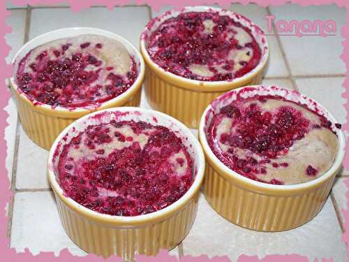 Petits gâteaux à la ricotta et aux framboises