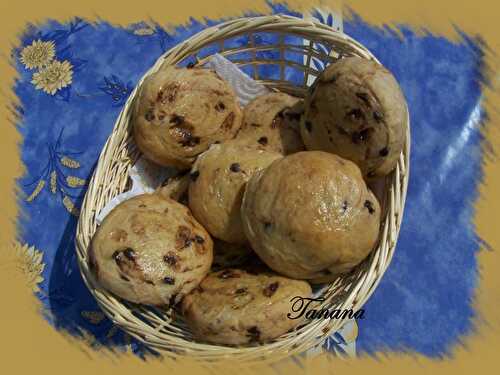 Petits pains viennois aux pépites de chocolat