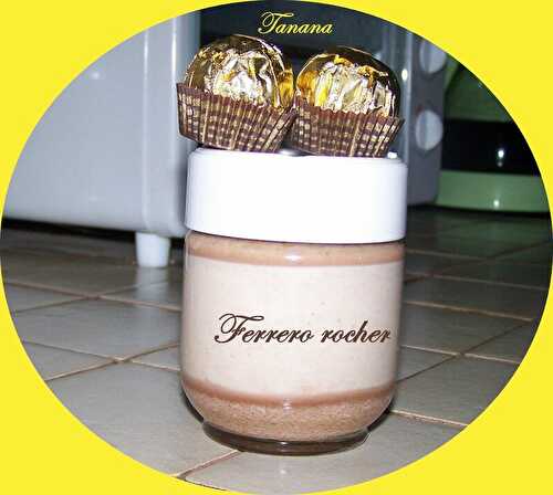 Yaourt aux ferrero rocher