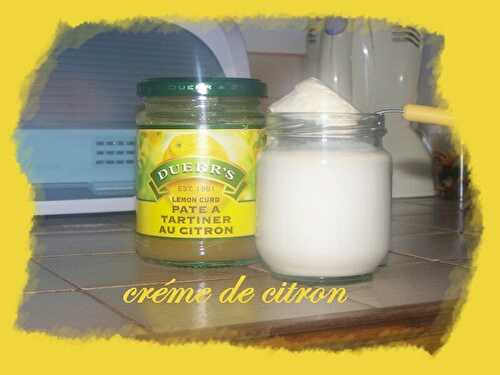 Yaourts créme de citron