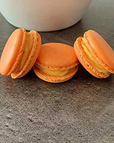 Macarons ganache Mandarine