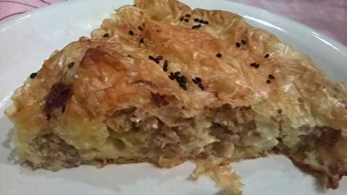 BOREK DE PATE FILO A LA VIANDE HACHEE