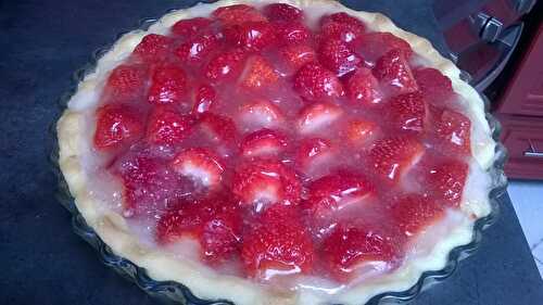 TARTE SABLEE AUX FRAISES