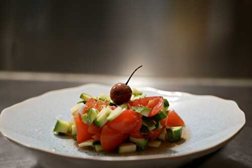 [A présent...] 🥒 Jeunes courgettes et cerises griottes au vinaigre. - Les Gourmands disent ...