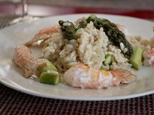 [An other one...] 🇮🇹 🍤 🍚 Risotto aux langoustines et asperges. - Les Gourmands disent ...