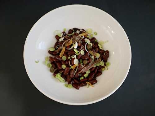 [Câpres ou pas câpres?] 🌱Haricots Borlotti aux oignons nouveaux, aux anchois et aux agrumes. - Les Gourmands disent ...