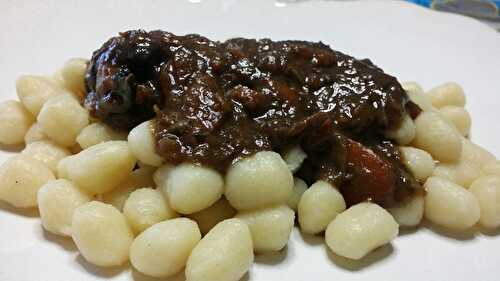 Chicche di Patate sauce daube. - Les Gourmands disent ...