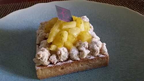 [De beaux accords!] Tarte ananas coco zeste de citron vert - Adrien Bachelier - la Gâterie (Vienne) "MMMM". - Les Gourmands disent ...