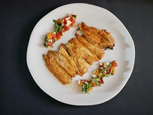 [Épices...] 🐟 Filets de sardines grillés au cumin. Julienne de légumes acidulée. - Les Gourmands disent ...
