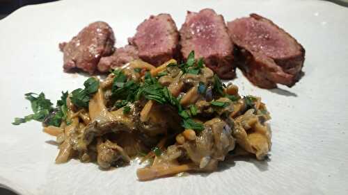 Filet de canette et chanterelles grises. - Les Gourmands disent ...