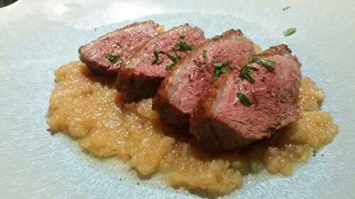 Filet de canette et pommes au cidre. - Les Gourmands disent ...