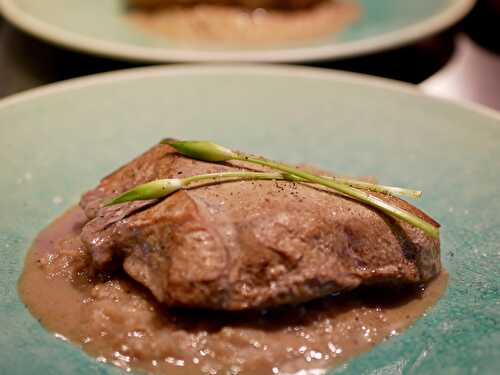 [Inspiration Bernard Loiseau] 👨‍🍳 Pavé de foie de veau en cocotte. - Les Gourmands disent ...