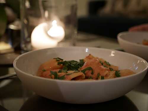 [Joyeuses Pâtes !] 🍝 Paccheri à la roquette et aux tomates. - Les Gourmands disent ...