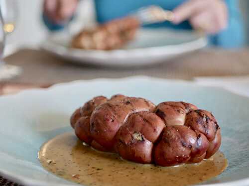 [Le temps s'y prête...] 🐂 Rognon entier grillé à la moutarde et à l'estragon. - Les Gourmands disent ...