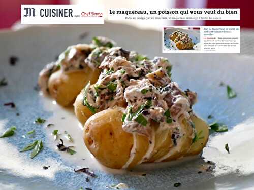 [Mise à l'honneur!] Filet de maquereaux au poivre aux herbes. Pommes de terre nouvelles. - LeMonde.fr - Les Gourmands disent ...