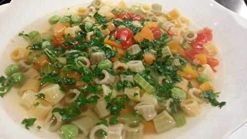 Notre minestrone rapido. - Les Gourmands disent ...