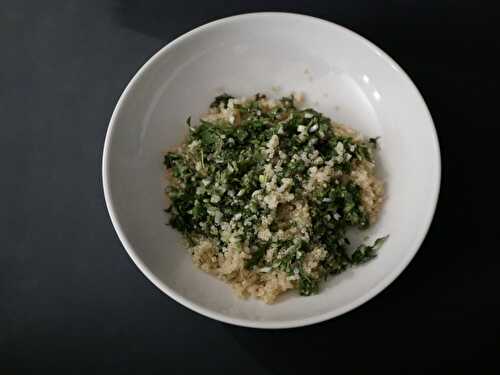 [Objectif Detox!] Quinoa aux câpres, persil et citron. - Les Gourmands disent ...