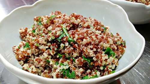 Quinoa aux câpres, citron et persil. - Les Gourmands disent ...