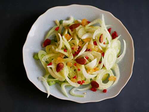 [Rapide et gourmand] 🥬 Salade de fenouils aux fruits secs. - Les Gourmands disent ...